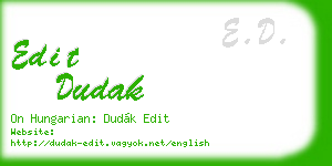 edit dudak business card